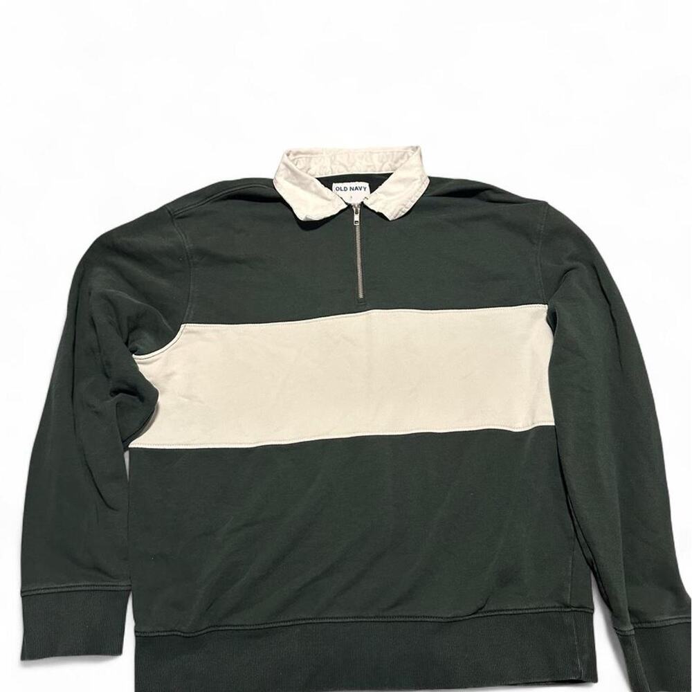 Old navy green and cream
